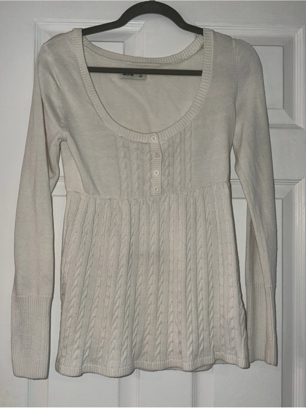 Vintage Hollister Babydoll Cream Sweater